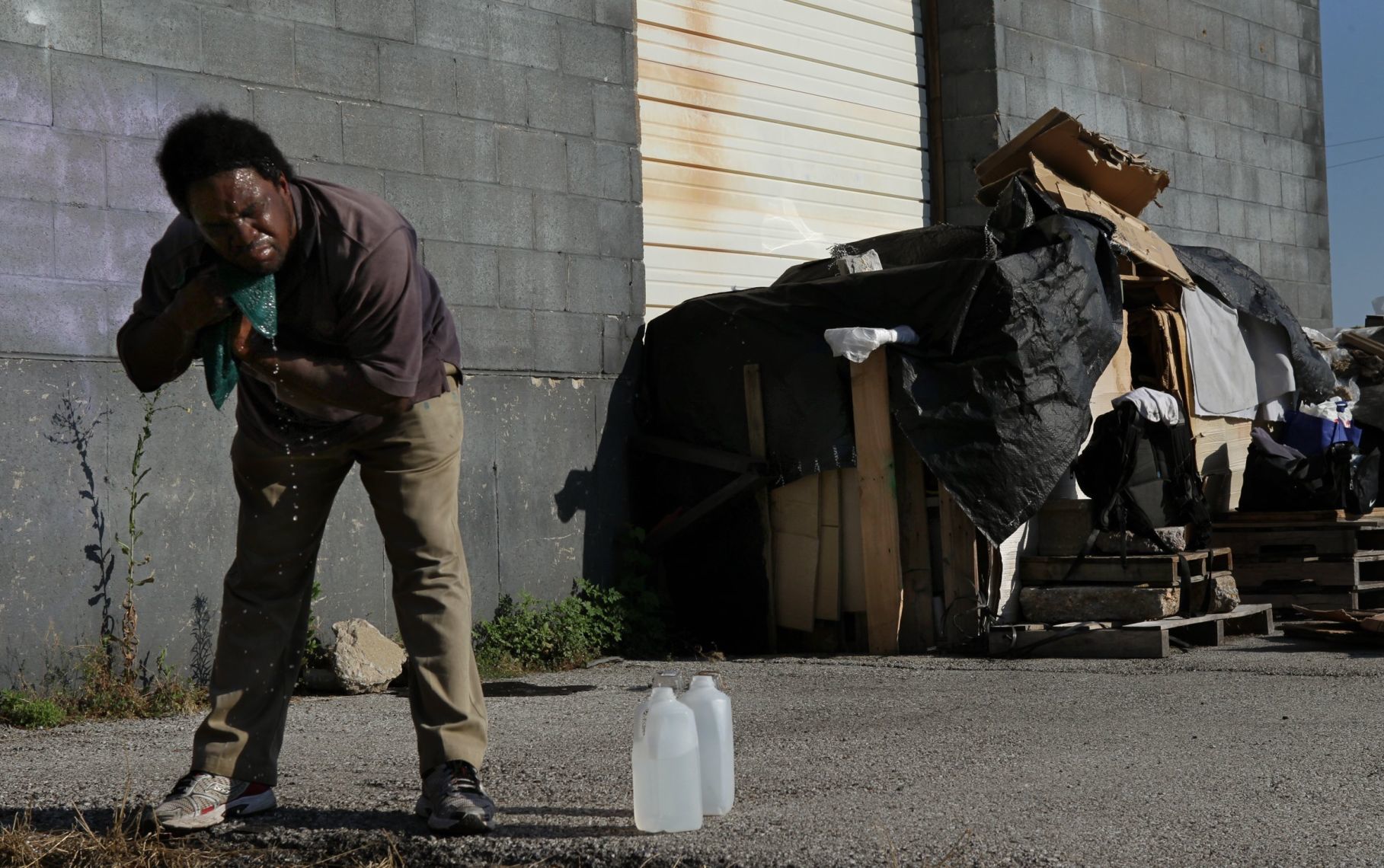 Homeless evicted from downtown building in 2013